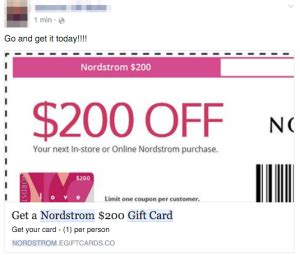 nordstrom scam alerts